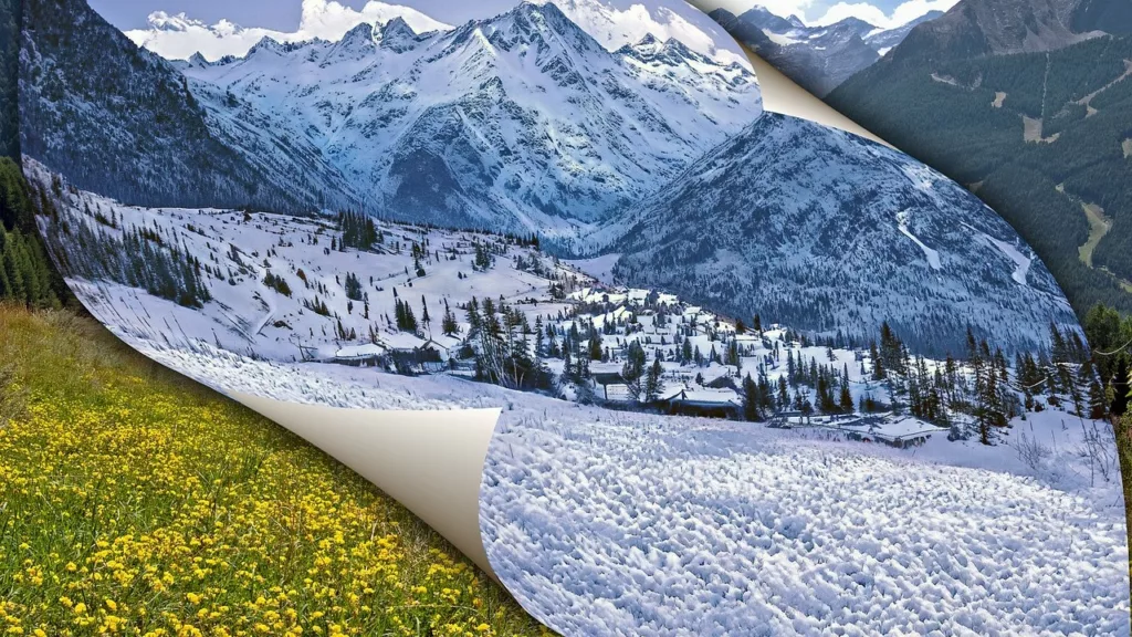 changement d'année e changement de saison nouvelle année